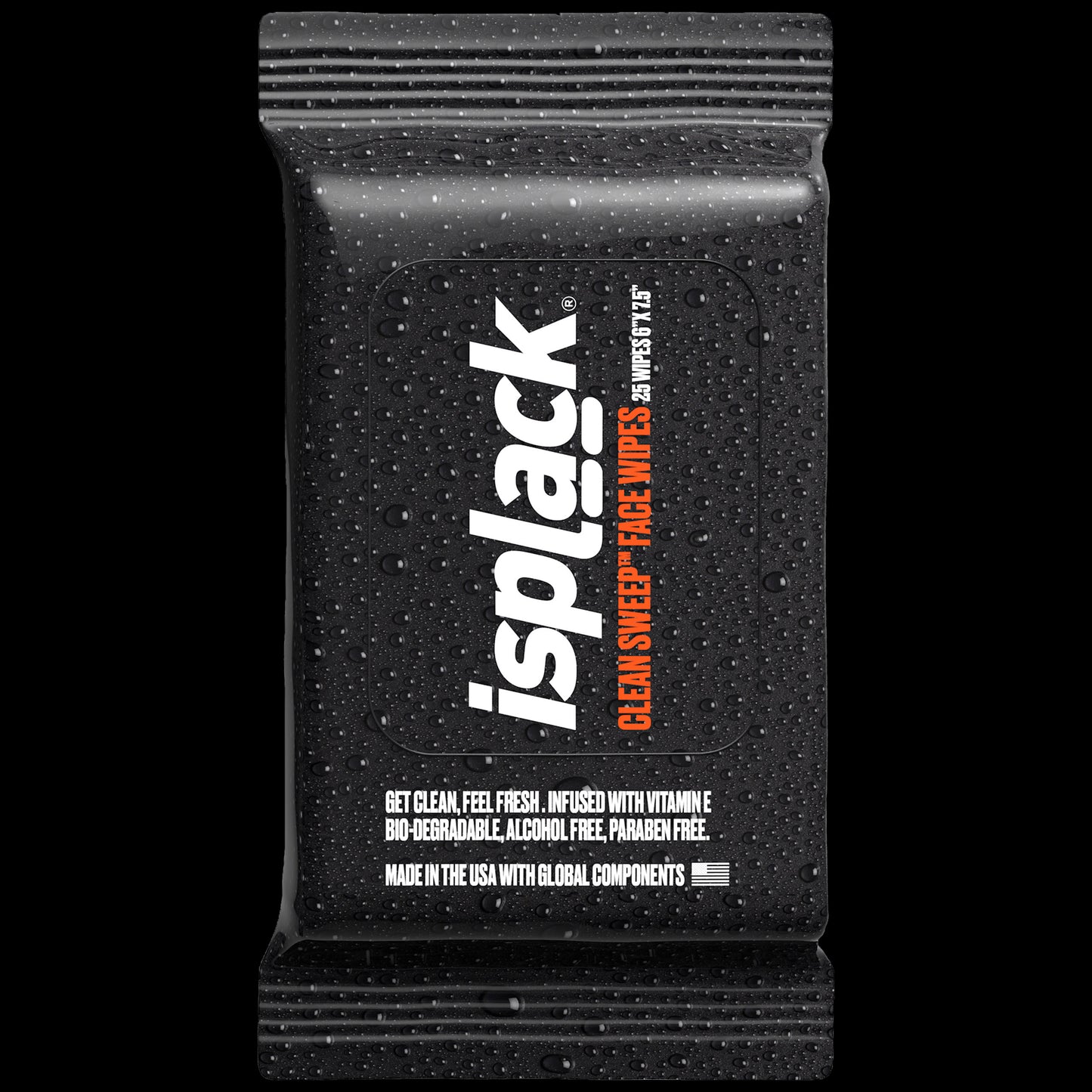 ISPLACK® CLEAN SWEEP™ FACE WIPES